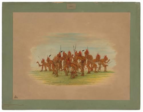 Impression affiche de célèbres tableaux George Catlin finition premium 60x90cm