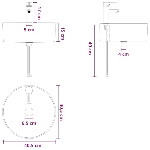 Mueble de baño de madera 49cm suspendido para lavabo pequeño 8