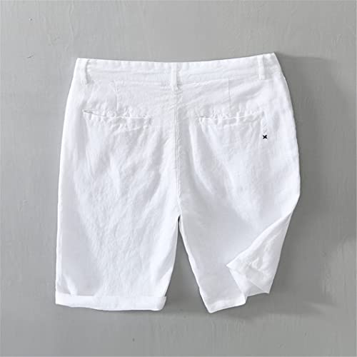 Short en lin homme de qualité supérieure style décontracté chic