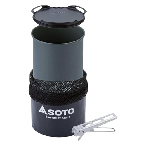 Casserole en aluminium SOTO Thermolite gris de 750 ml pour le camping