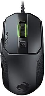 Roccat, Kain 100 AIMO, Mysz Gamingowa RGB bez Podkładki pod Mysz, Czarny