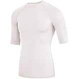 Augusta Sportswear Hyperform Compression Half Sleeve Shirt S White