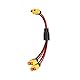 GINTOOYUN XT60 Y Splitter Verlängerungskabel 12 AWG XT60 Buchse zu Dual Stecker Adapter für Solarpanel, Solargenerator, tragbares Kraftwerk, Drohne, RV, Schiff etc(0.3M) (Stil 1)