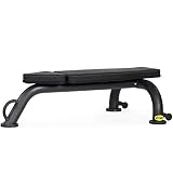 ZIVA Performance Flat Weight Utility Bench for Strength Training, Abdominal Workout – 600 lbs Capaci