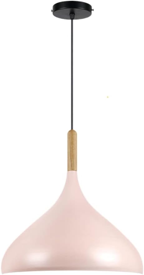 LQZCXMF Nordic Deense Pastel Kroonluchter Retro Industriële Hanglamp Metalen Kap, In Hoogte Verstelbaar Thuis Keukenverlichting Gepersonaliseerde Macaron-lampen Van Aluminium