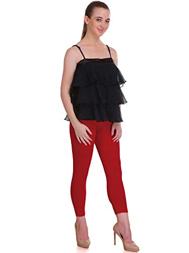 Image of Saundarya Calf Length Leggings for Women Sizes: Small Size (S /M) for 26-30 inches Waist, Regular Size (L /XL) for 30-36 inches Waist and Plus Size (2XL /3XL) for 36-40 inches Waist