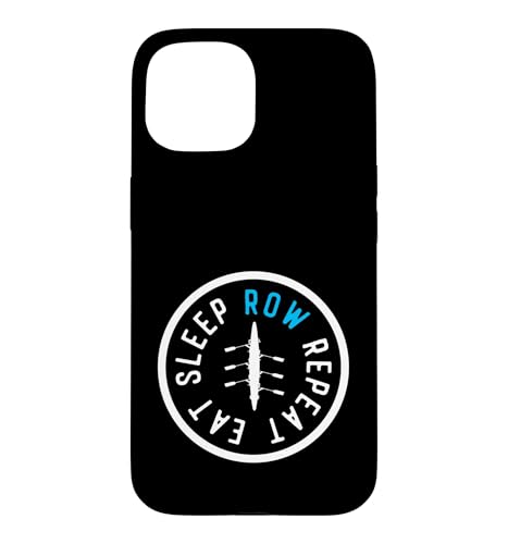 Eat Sleep Row Repeat �}�b�`���O �N���[ �`�[�� ���[�C���O �{�[�g �I�[�� �X�}�z�P�[�X iPhone 15 �p