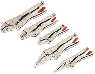 Crescent 5 Piece Curved and Long Nose Locking Plier Set - CLP5SETN-08