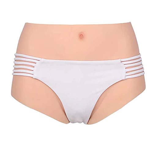 Whlucky Silicone Faux Tube Culottes Courtes Cacher Gaff Sexy sous-vêtements en Forme pour Crossdresser transgenres,Nude,m Cover