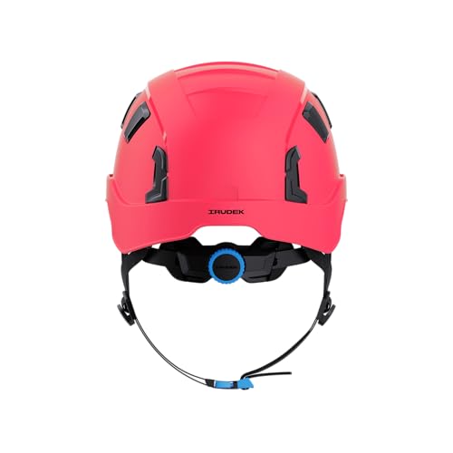 Casco ventilado rosa para operarios de líneas y torres 4