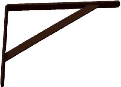 Knape & Vogt 208 BLK 300 12" Heavy Duty Black "L" Shelf Bracket - Quantity 33