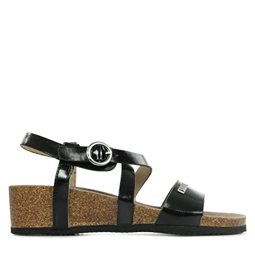 LPB LES PETITES BOMBES Femme DOMY Sandales, Noir Metal, 36 EU