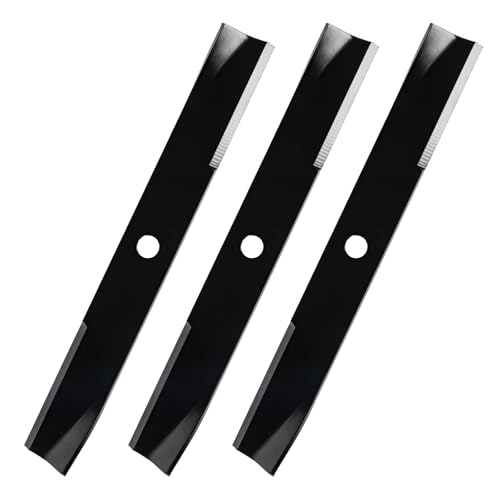 CLSR2U 106078 Mower Blades Compatible with Toro Riding Mowers 48" Deck, 106637 Replacement Blade Fit for Toro Wheel Horse 260 300 GT Classic Tractors Z480 ZX480, 3 Pack