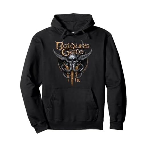 Dungeons & Dragons Baldur's Gate III Illithid Logo Pullover Hoodie