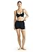 adidas Womens 3 Stripes Active Essentials Cotton Scoop Bralette with Removable Cookies, Black, Medium