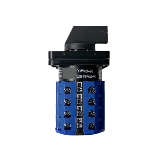 Interruptor selector multiposición 20A con aislamiento de 690V LW26 5