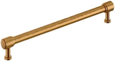 Signature Hardware 954060-O-10116 Lazzara 10-1/16 Inch Center to Center Hammered Bar Cabinet Pull - Brushed Gold
