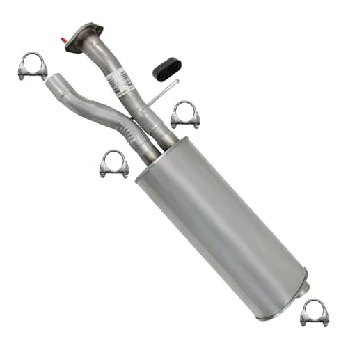 Exhaust Pair of Pipes Muffler Kit Compatible for 2002-2006