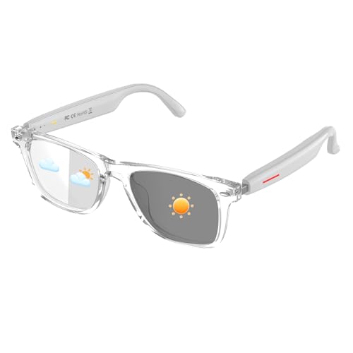 AI Smart Translation Glasses Powered By GPT, Support 165+ Languages Real-Time Translation/Live Recording, AI Voice & Video Call, Auto-On/Off, Noise Reduction, Translator Glasses for Men & Wo