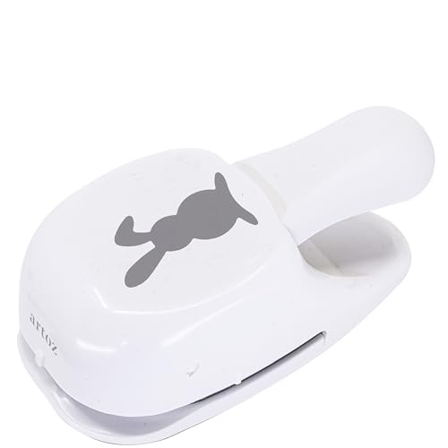 ARTOZ Perforatrice « Lapin avec oreilles pliantes », 5 cm, perforatrice pour la fabrication de cartes, pour invitations, anniversaire, Pâques, cartes de vœux, décoration de table et travaux manuels ARTOZ Perforatrice « Lapin avec oreilles pliantes », 5 cm, perforatrice pour la fabrication de cartes, pour invitations, anniversaire, Pâques, cartes de vœux, décoration de table et travaux manuels