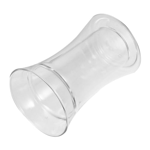 PRETYZOOM Tazza in Vetro Doppia Parete Bicchiere Riutilizzabile Per Bevande Freddate Caffè e Acqua Ecc Adatto Per Uso Quotidiano e Feste Realizzato in Robusto Vetro Trasparente Facil Usare p