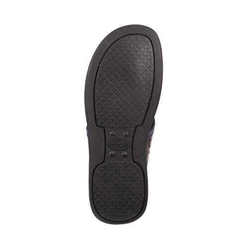 Image of Mochi Men's Faux Leather Kolhapuri Inspired Stylish Sandals
