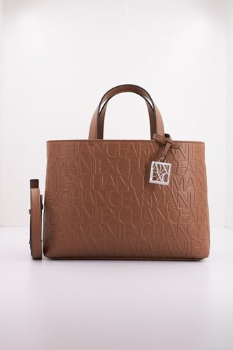 Armani Exchange Borsa Bauletto Logato Cuoio - 5