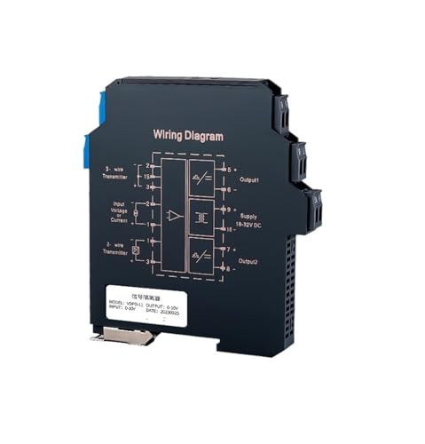 Aislador de señal 4-20 mA que elimina interferencias en conversión de voltaje analógico 0-10V