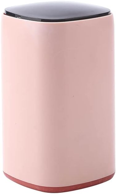 Toothpick Holder 1 Pc Automatic Pop-up Toothpick Box Cotton Bud Swab Storage Case Organiser Toothpick Holder Dispenser Container for Hotel Room Toothpick Dispenser (Colour: Pink)