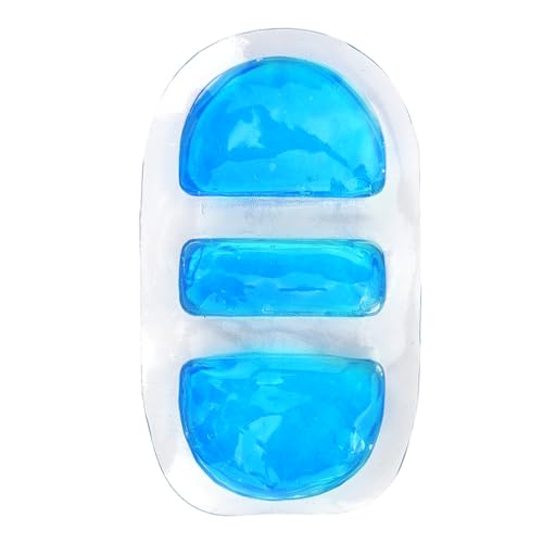 Cold Compress Nasal Ice Pack Soft Flexible and Reusable Cold Gel Ice Pack for Nose Care Swelling Inflammation and Sinus Relief - Blue