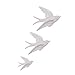 Produktbild Ceramic Swallows, Set of Three, Four Colour Choices Available (White)