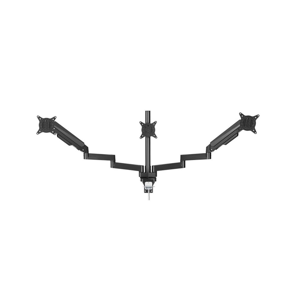 SaryEdge Height - Adjustable Monitor Stand Arm Fully Adjustable Gas Spring Monitor Arm, C-Clamp/Grommet Mount, Supports 13"-27" Screens Wall -Mounted Monitor S,