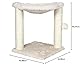 TRIXIE Kratzbaum Baza 50 cm in creme – kleiner & kompakter Katzenbaum mit gemütlicher Liegemulde, komfortabel & stabil – 44541
