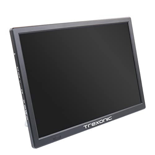 Image of Trexonic Portable Rechargeable 15.4 Inch LED TV with HDMI, SD /MMC, USB, VGA, AV in /Out & Built-in Digital Tuner, TRX-D15