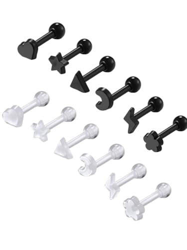 PiercingJ NAANCO 16G vX`bNgKXO 킢n[g X^[ @ bv X^bh o[x ubN wbNX sAX e[i[ X|[cpƗp (NAƃubN)