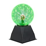 bola plasma xl ☛ Modo de voz: cuando haces un sonido, la lámpara de iones parpadea con el ritmo del sonido y emite una luz verde encantadora, soñadora y hermosa.