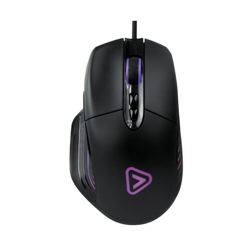 Ratón gaming SO-100 con cable USB y sensor de 12400 dpi con retroiluminación Full RGB para PC y Mac