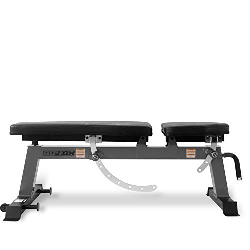 CAP Barbell Deluxe Utility Weight Bench, Gray (FM-CS804DX-GY)