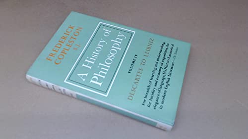 A History Of Philosophy: Volume IV Descartes to... B005D33NOE Book Cover