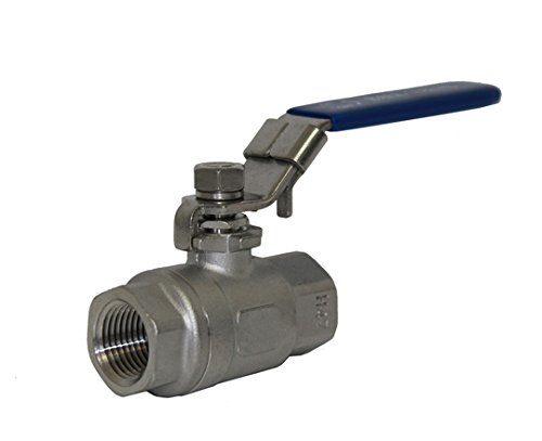 1/2" Stainless Steel Ball Valve - 2-piece - 304