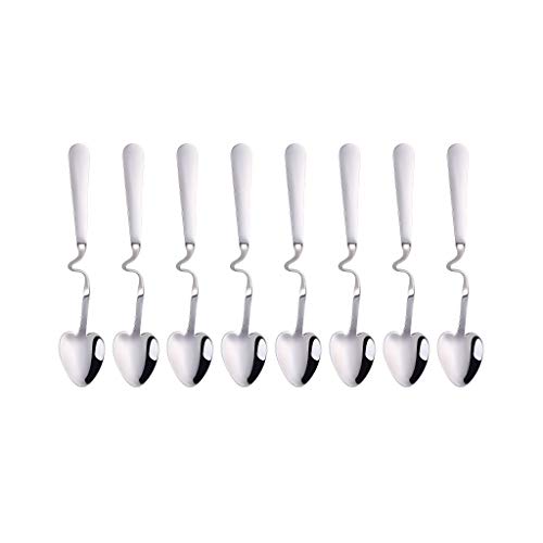 Cucharas Cucharillas 304 acero inoxidable cuchara varilla Restaurante Cafetería taza de café colgantes agitación cuchara de té de la bebida de agitar varilla Leche Leche Miel agitar cuchara varilla Cu