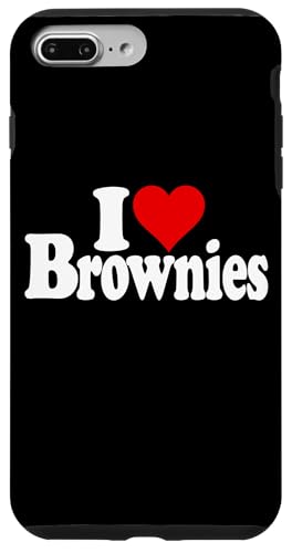 I LOVE HEART BROWNIES BAKED COCOLATE CONFECTION �X�}�z�P�[�X iPhone 7 Plus/8 Plus �p