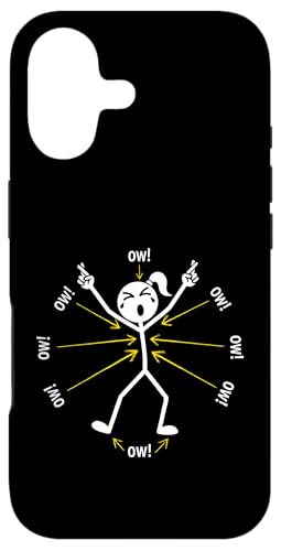 Ow Ow Ow Ow Stickman Figure Humorous Chronic Pain Awareness �X�}�z�P�[�X iPhone 17 �p
