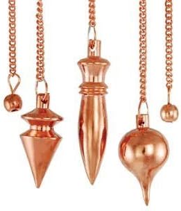 AzureGreen Péndulo de latón chapado en cobre GPCC (un péndulo, los estilos varían, elegido al azar)