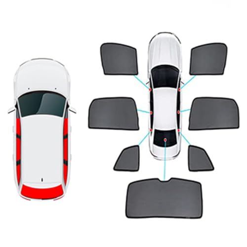 Car Window Sun Shade for Toyota Swift (2021-2026) Blocks UV Rays Sun Visor Protector Side Rear Breathable Mesh Removable Foldable Accessories,7pcs Full Set