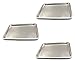 AAProTools 3 Instrument Trays Flat Stainless Steel 10.5