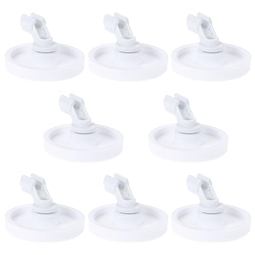 TEENGSE 8PCS 154174501 Dishwasher Wheels and Brackets Assembly, Replacement for 154174401 5300809640, AP2135554, 154174502, Compatible with Frigidaire, Kenmore/Sears,Electrolux, Gibson Kelvinator