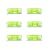 6Pcs/Set Small Bubble Level Frame Mural Hanging 10x10x29mm Mini Square Spirit Level Picture Hanging Levels Mark Measuring Instruments Layout Tools