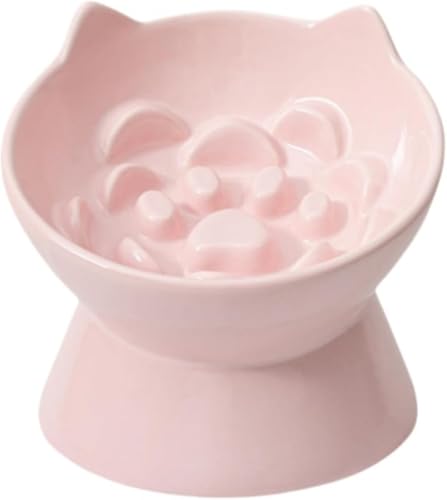 【AOBOPO】食器・ボウル 早食い防止 食器 犬用 猫用 陶器 フードボウル 首を守る 健康管理 お手入れ簡単 猫適用 ペットボウル ペット用品 滑り止め付き ペット食器 小型犬 中型犬 大型犬 斜め スローフィーダー エサ皿