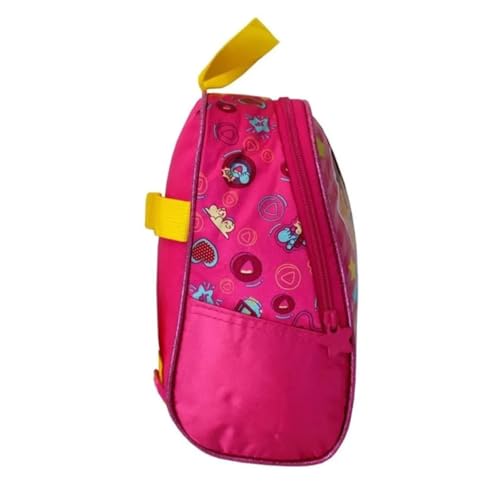 Mochila Infantil Rodinhas Maria Clara E JP Com Estojo E Lancheira